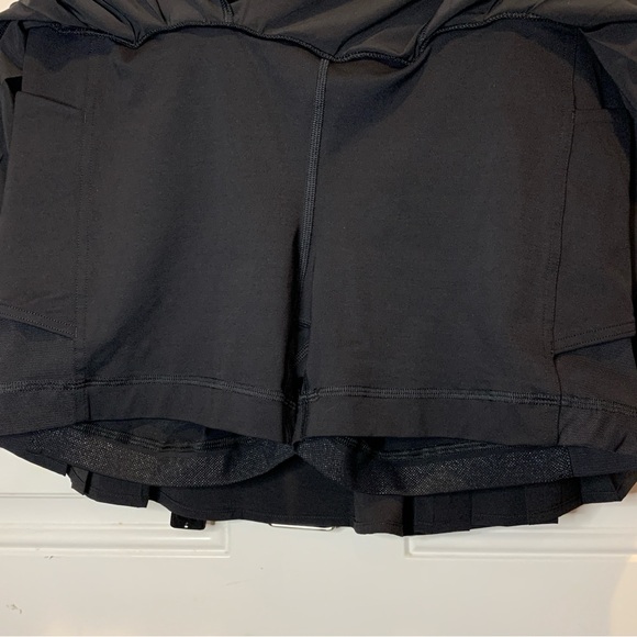 Lululemon Athletica Side-Pleat High-Rise Tennis Skirt Skort Black Retail $88.00 - Picture 10 of 14